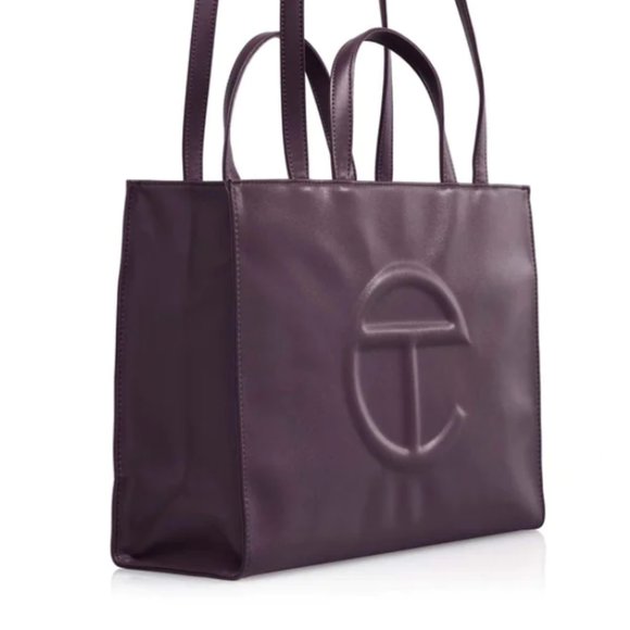 Telfar Medium Shopping Bag - Eggplant - Picture 2 of 3